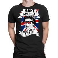 Make America Great Britain Again Funny British Queen Tank Top T-shirt | Artistshot