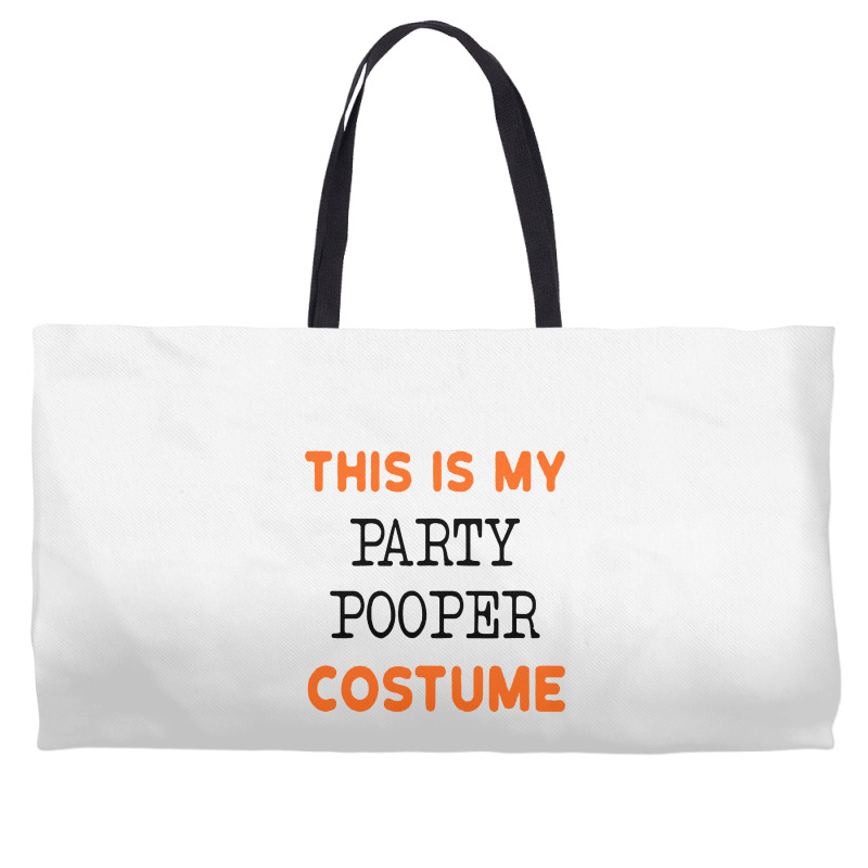 Funny Not Wearing Costume Party Weekender Totes | Artistshot