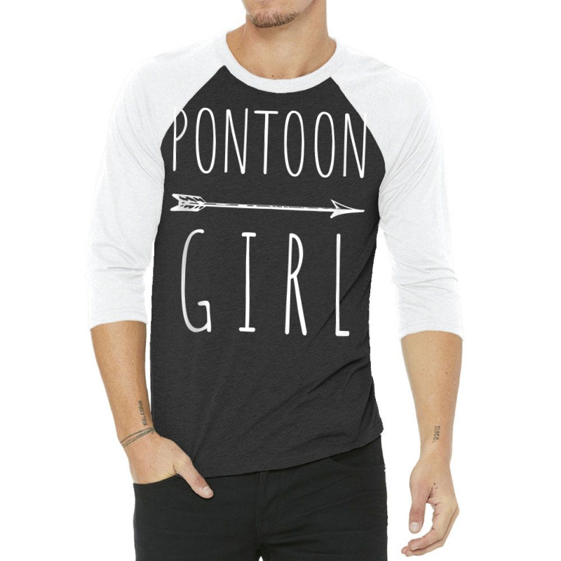 Pontoon Girl Boat Lover Boating Gift Tank Top 3/4 Sleeve Shirt | Artistshot