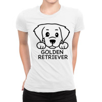 Golden Retriever Ladies Fitted T-shirt | Artistshot