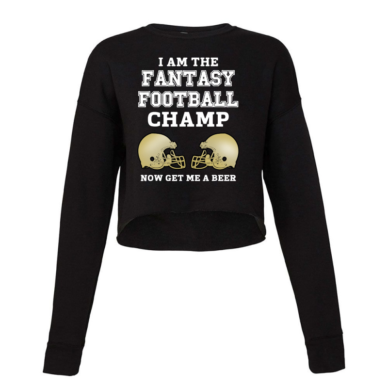 Mens Proud Football Champ Cropped Sweater by FeelGood Tees | Artistshot