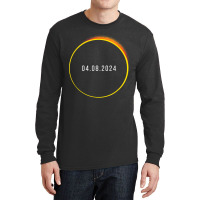 American Totality Solar Lunar Eclipse April 8, 2024 T Shirt Long Sleeve Shirts | Artistshot