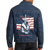 Boxing Lover Boxer Legend American Boxer King Of The Ring 434 Men Denim Jacket | Artistshot