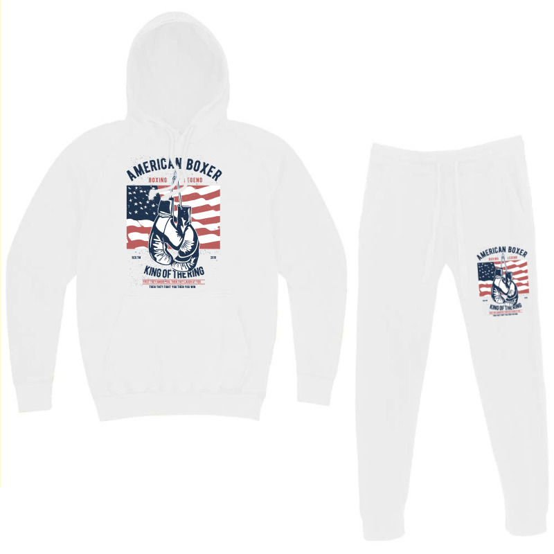 Boxing Lover Boxer Legend American Boxer King Of The Ring 434 Hoodie & Jogger set by golferu | Artistshot