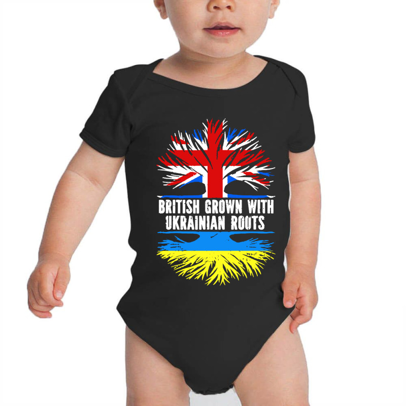 British Grown With Stop War Baby Bodysuit | Artistshot