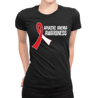 Aplastic Anemia Awareness T  Shirt Aplastic Anemia Awareness Ribbon T Ladies Fitted T-shirt | Artistshot