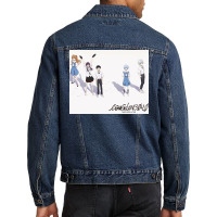 New Evangelion 3.0 1.0 Visual Trailer Released Men Denim Jacket | Artistshot