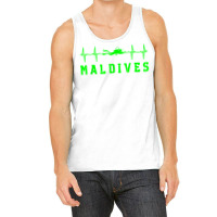 Maldives Scuba Diving Maldives Souvenir Heartbeat Diving T Shirt Tank Top | Artistshot