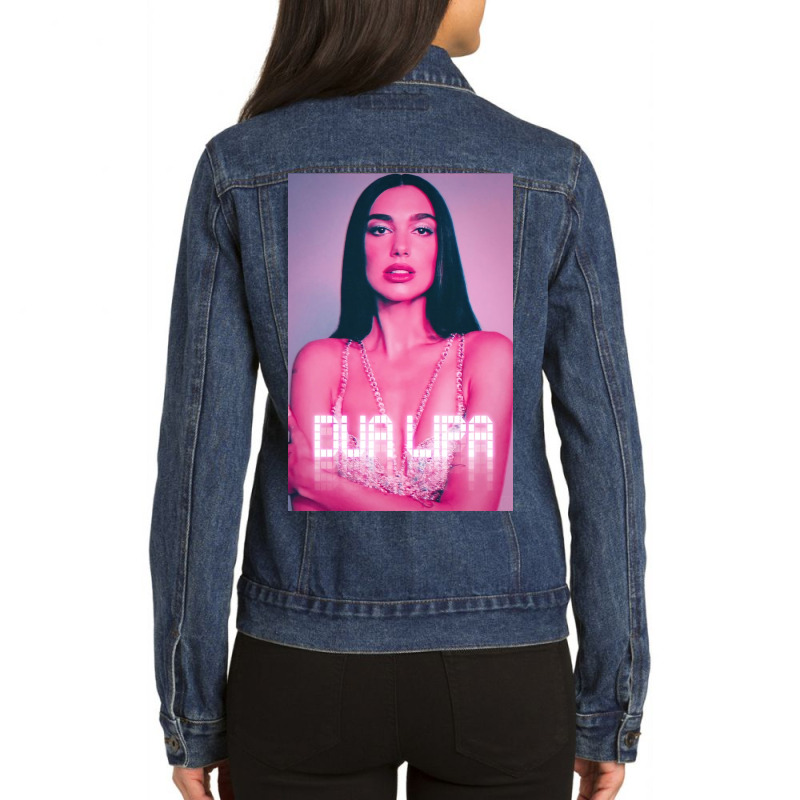 Dua  Future Nostalgic Pink Ladies Denim Jacket by Stephan R | Artistshot