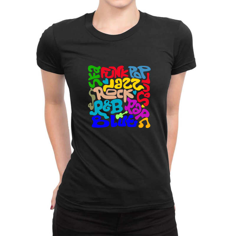 Music The Universal Language Ladies Fitted T-Shirt by roisestephens | Artistshot