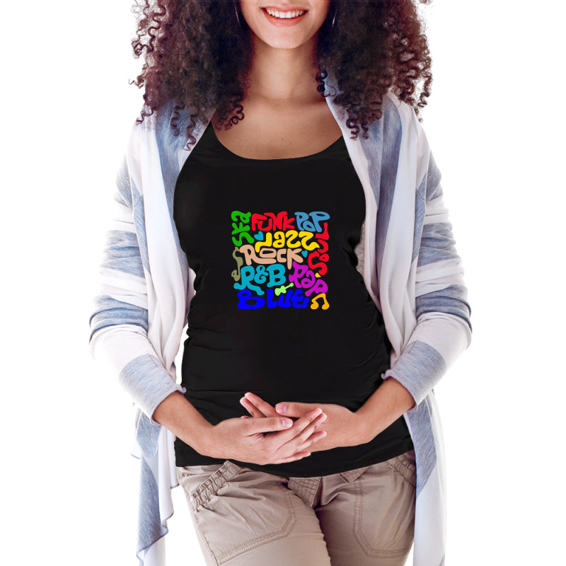 Music The Universal Language Maternity Scoop Neck T-shirt by roisestephens | Artistshot