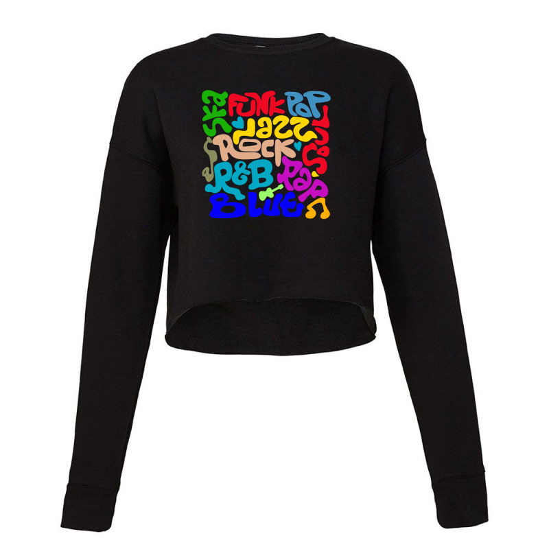 Music The Universal Language Cropped Sweater by roisestephens | Artistshot