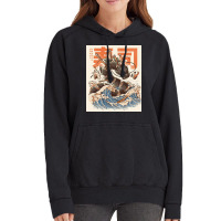 Great Sushi Dragon Vintage Hoodie | Artistshot