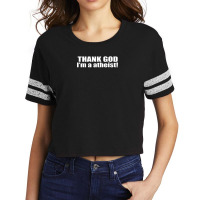 Atheist Atheism Scorecard Crop Tee | Artistshot