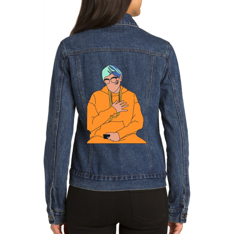 Mask Mulaney  Day Gift Ladies Denim Jacket by Artist-Leopoldo | Artistshot