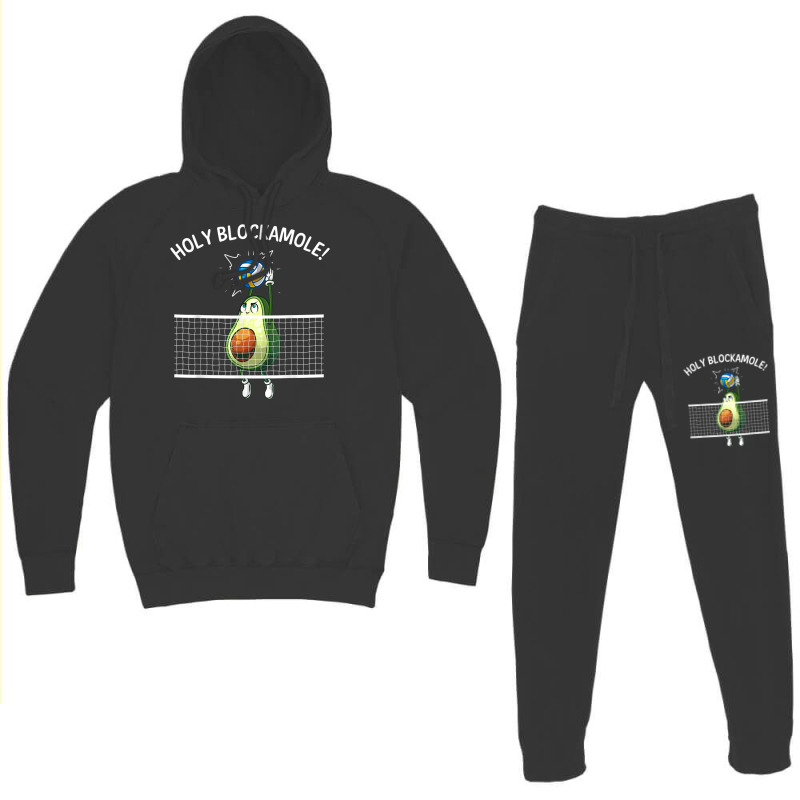 Funny Volleyball For Men Women Holy Guacamole Player Blocker Hoodie & Jogger set by Hoang95 | Artistshot