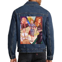 Playing  Lesbian Call Me Men Denim Jacket | Artistshot