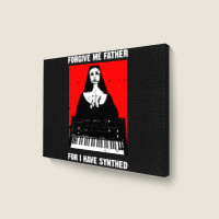 Sintetizador Vintage Synthesizer Landscape Canvas Print | Artistshot