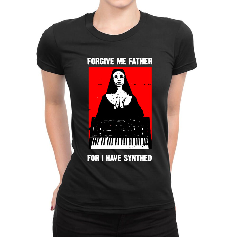 Sintetizador Vintage Synthesizer Ladies Fitted T-Shirt by FeelGood Tees | Artistshot