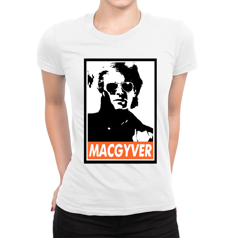 Macgyver Ladies Fitted T-Shirt by KennethShop | Artistshot