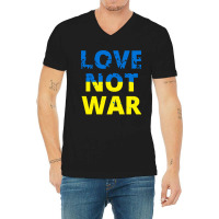 Love Not War V-neck Tee | Artistshot