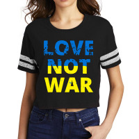 Love Not War Scorecard Crop Tee | Artistshot