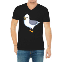 Kawaii Seagull T  Shirt Kawaii Herring Gull T  Shirt V-neck Tee | Artistshot