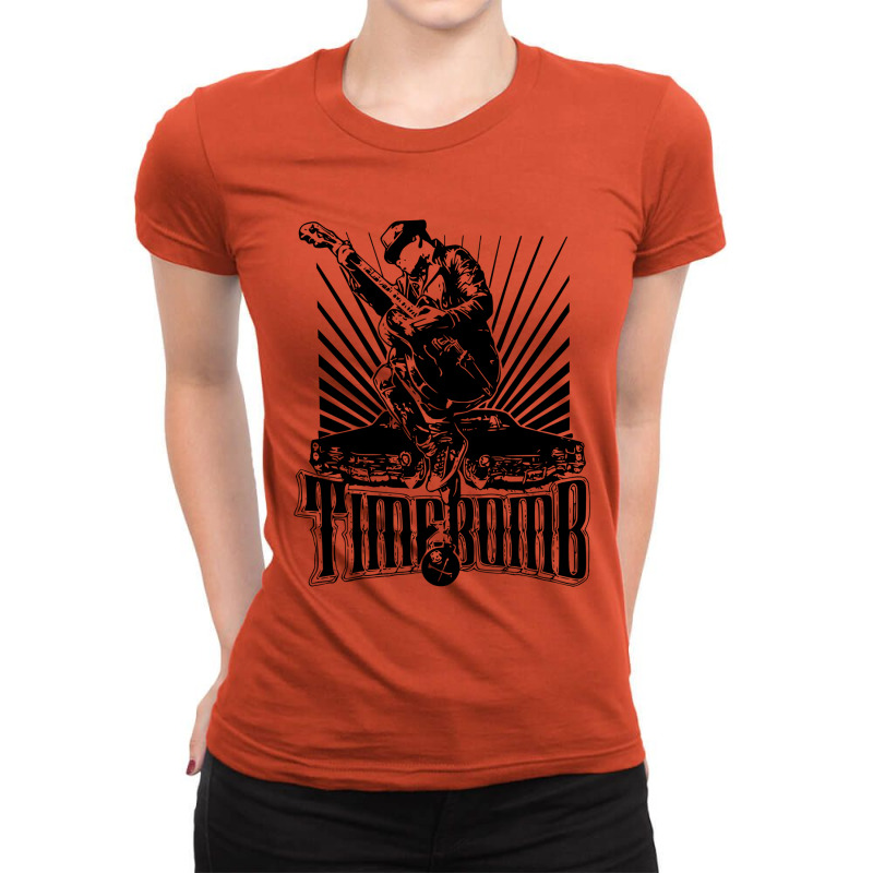 The Time Bomb Ladies Fitted T-Shirt by majestygowin | Artistshot