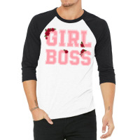 Girl Boss For Light 3/4 Sleeve Shirt | Artistshot