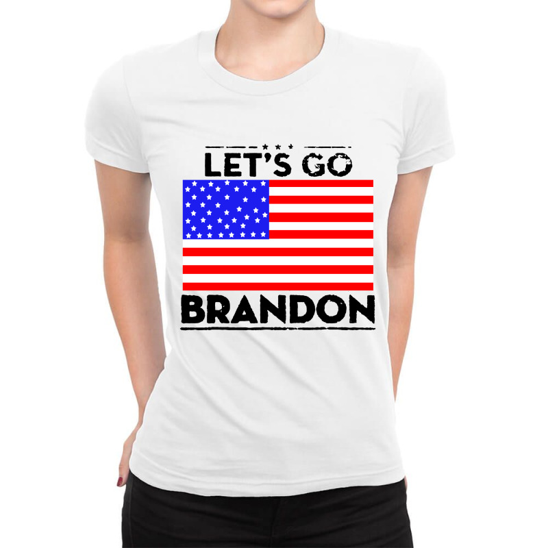 Brandon Funny Political Humor Ladies Fitted T-Shirt by GoMarket Tees | Artistshot