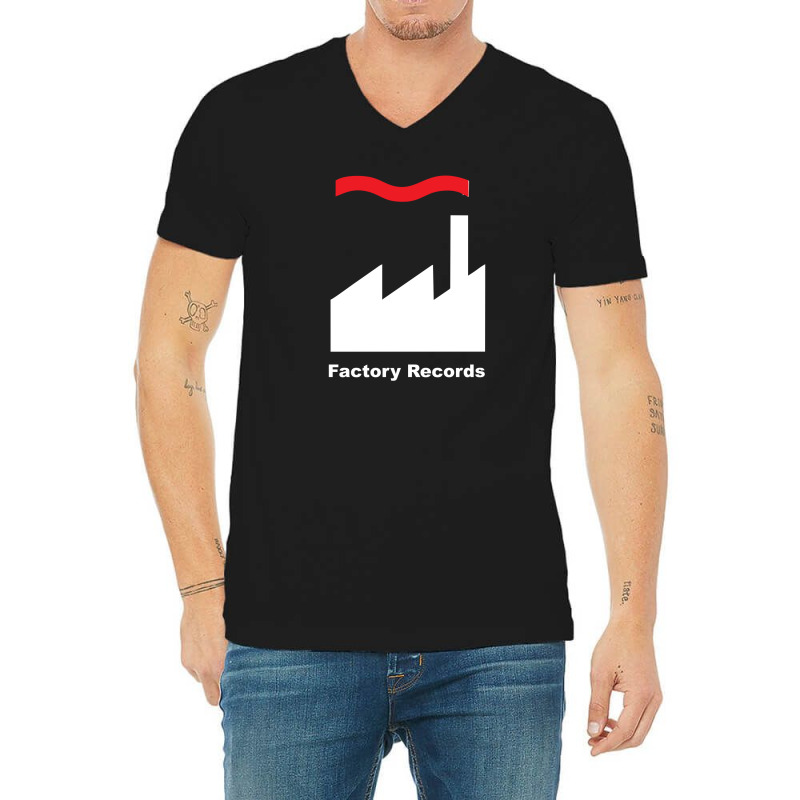 Factory Records V-neck Tee | Artistshot