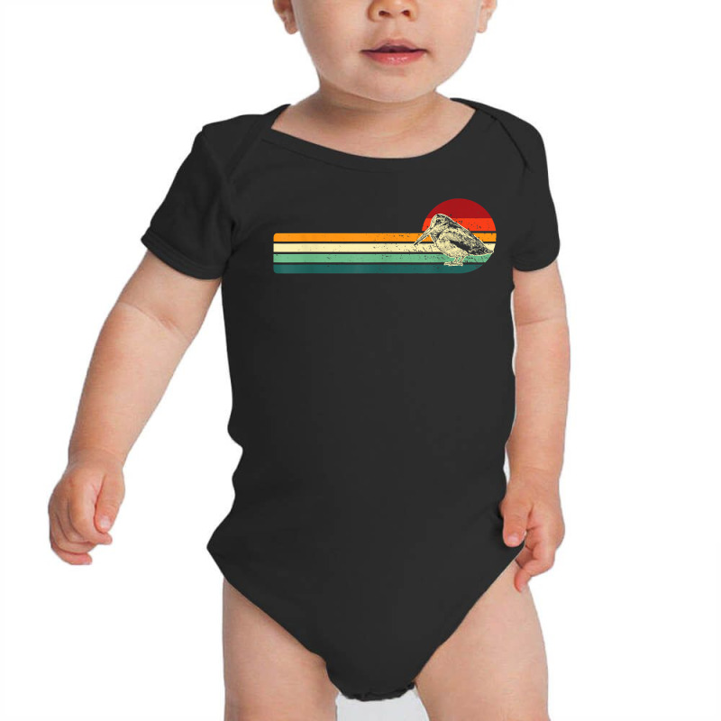 Hunting Woodcock Bird  Retro Art Vintage Style Hunter T Shirt Baby Bodysuit by rillanerby | Artistshot