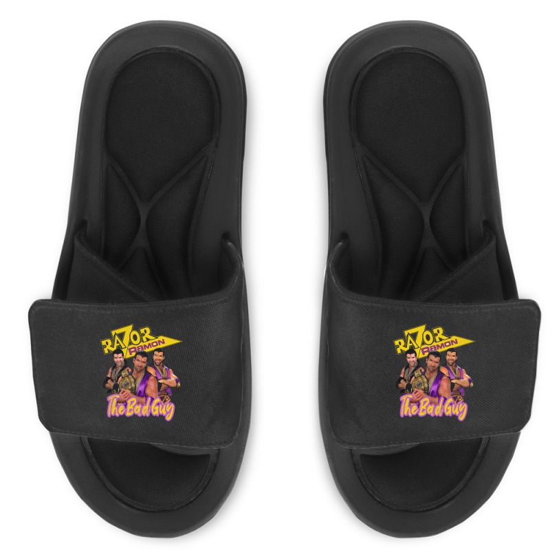 Graphic Vintage  American Professional Wrestler  Womens Movie Slide Sandal | Artistshot