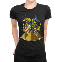 Egyptian Gods Anubis Ra Eye Of Horus Pyramids Ankh Mythology T Shirt Ladies Fitted T-shirt | Artistshot