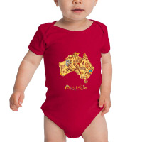 Australian Continent Baby Bodysuit | Artistshot