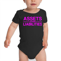 Assets Over Liabilities Accountant T Shirt Baby Bodysuit | Artistshot