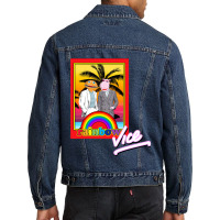 Classic Retro  Arrested Art Characters Funny Gifts Men Denim Jacket | Artistshot