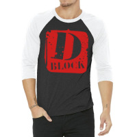 D Block 3/4 Sleeve Shirt | Artistshot