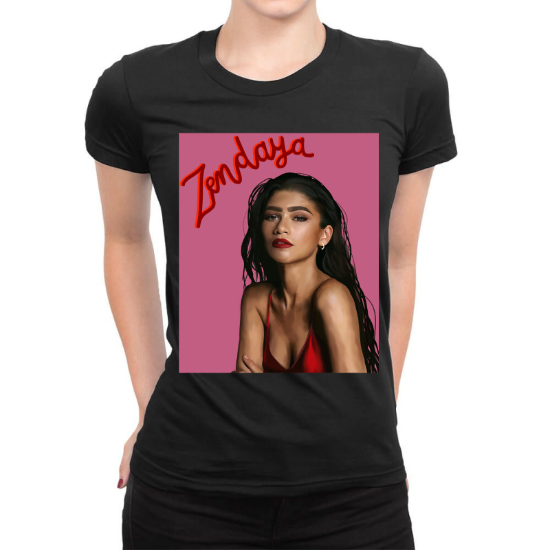 Graphic Picture  Ruby Design Character Birthday Gifts Ladies Fitted T-Shirt by Volimty-Shop | Artistshot