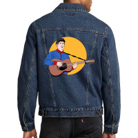 Vintage Photographic  Gerrys Design Character Rock Men Denim Jacket | Artistshot