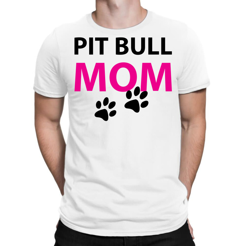 Pit Bull Mom T-Shirt by SabriAcar | Artistshot