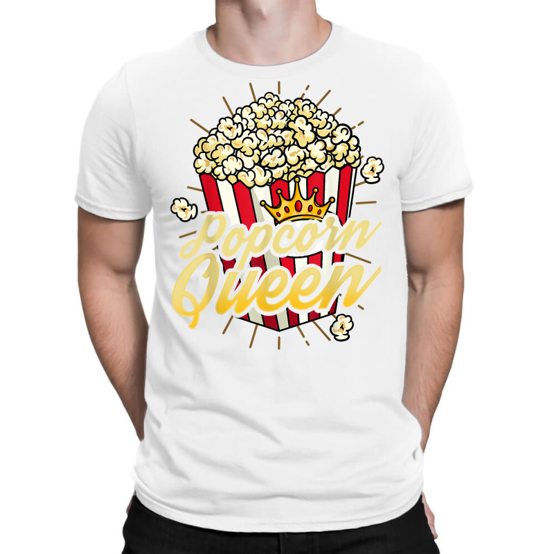 Funny Popcorn Lover Gift Movie Night Cinema Lover T Shirt T-Shirt by GradenKacers | Artistshot