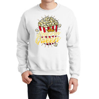 Funny Popcorn Lover Gift Movie Night Cinema Lover T Shirt Crewneck Sweatshirt | Artistshot