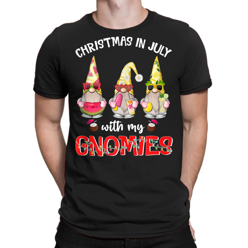 Funny Summer Vacation Gnomies Gnomes For Christmas In July Tank Top T-Shirt by GradenKacers | Artistshot