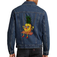 Funny Swinging Pineapple Lover Gift  Cute Swinger Men Women T Shirt Men Denim Jacket | Artistshot