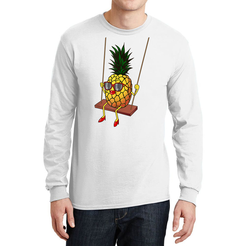 Funny Swinging Pineapple Lover Gift  Cute Swinger Men Women T Shirt Long Sleeve Shirts by GradenKacers | Artistshot