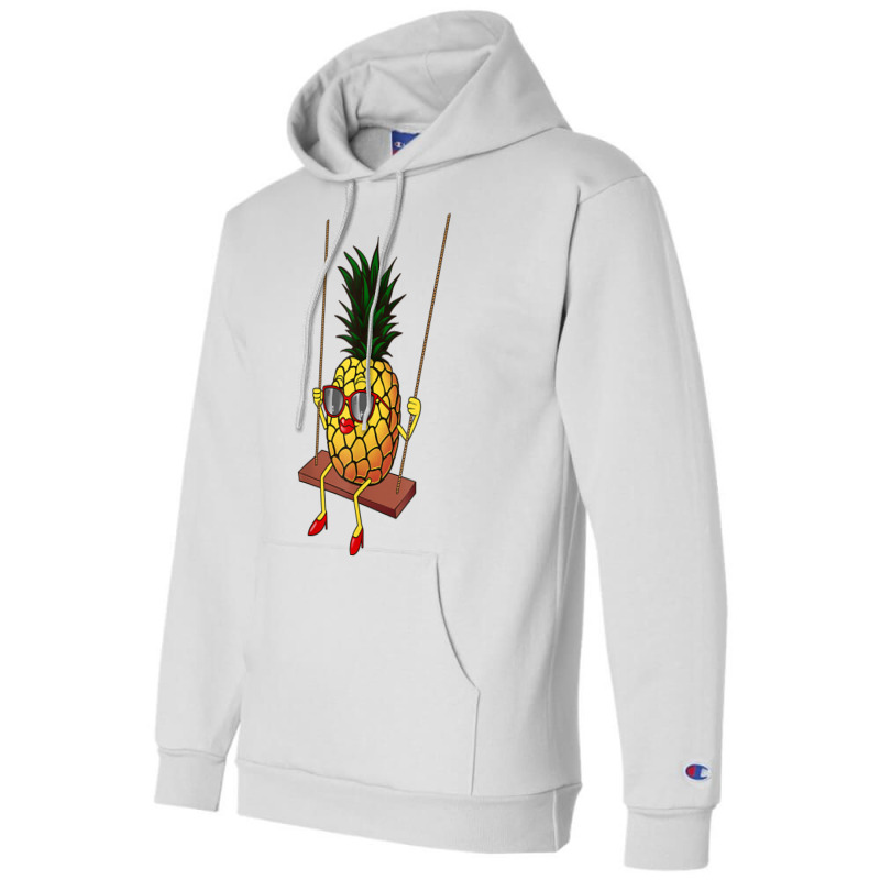 Funny Swinging Pineapple Lover Gift  Cute Swinger Men Women T Shirt Champion Hoodie by GradenKacers | Artistshot