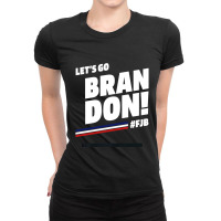 Let's Go Brandon Fjb - Usa Political Gift Ladies Fitted T-shirt | Artistshot