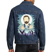 Vintage Graphic Jack Kline Movie Character Poster Men Denim Jacket | Artistshot