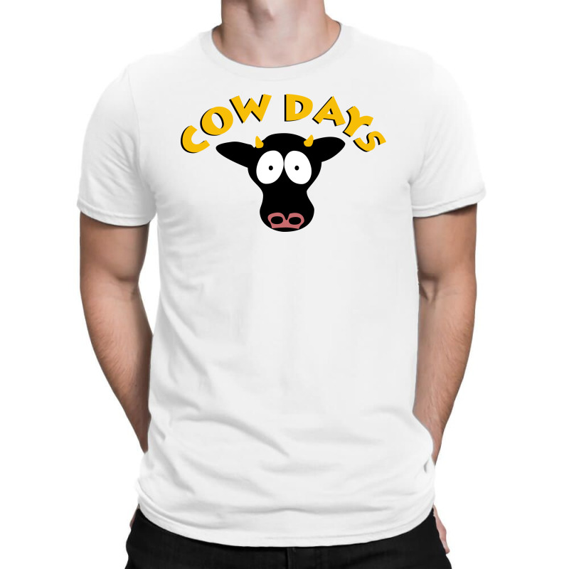 Custom Funny Cow Days T-shirt By 